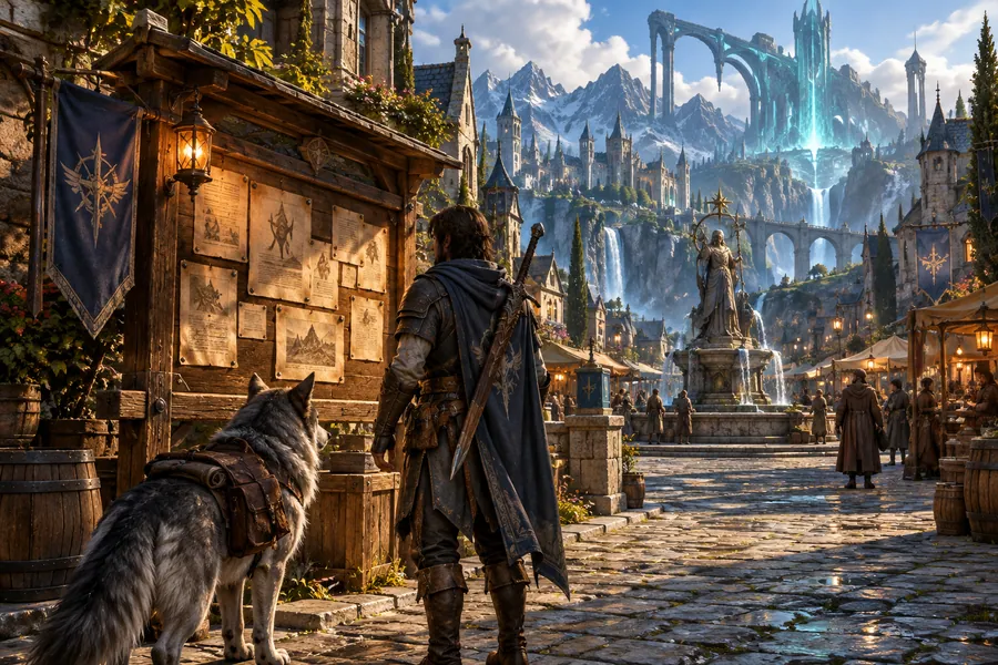 RPG karakter adı için özgün oyun sahnesi